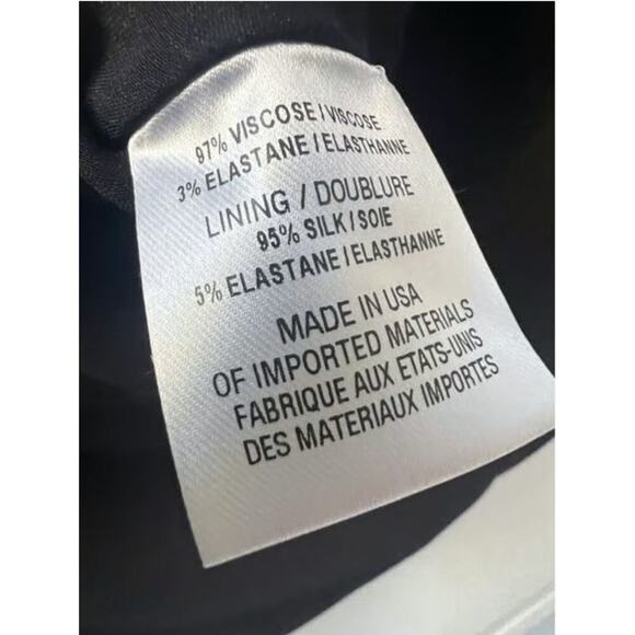 Cushnie et Ochs Nisa Fringe Dress Black White Shift Mini Sz 4 - Picture 7 of 9